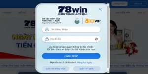 Hướng dẫn truy cập tài khoản tại nhà cái 78Win